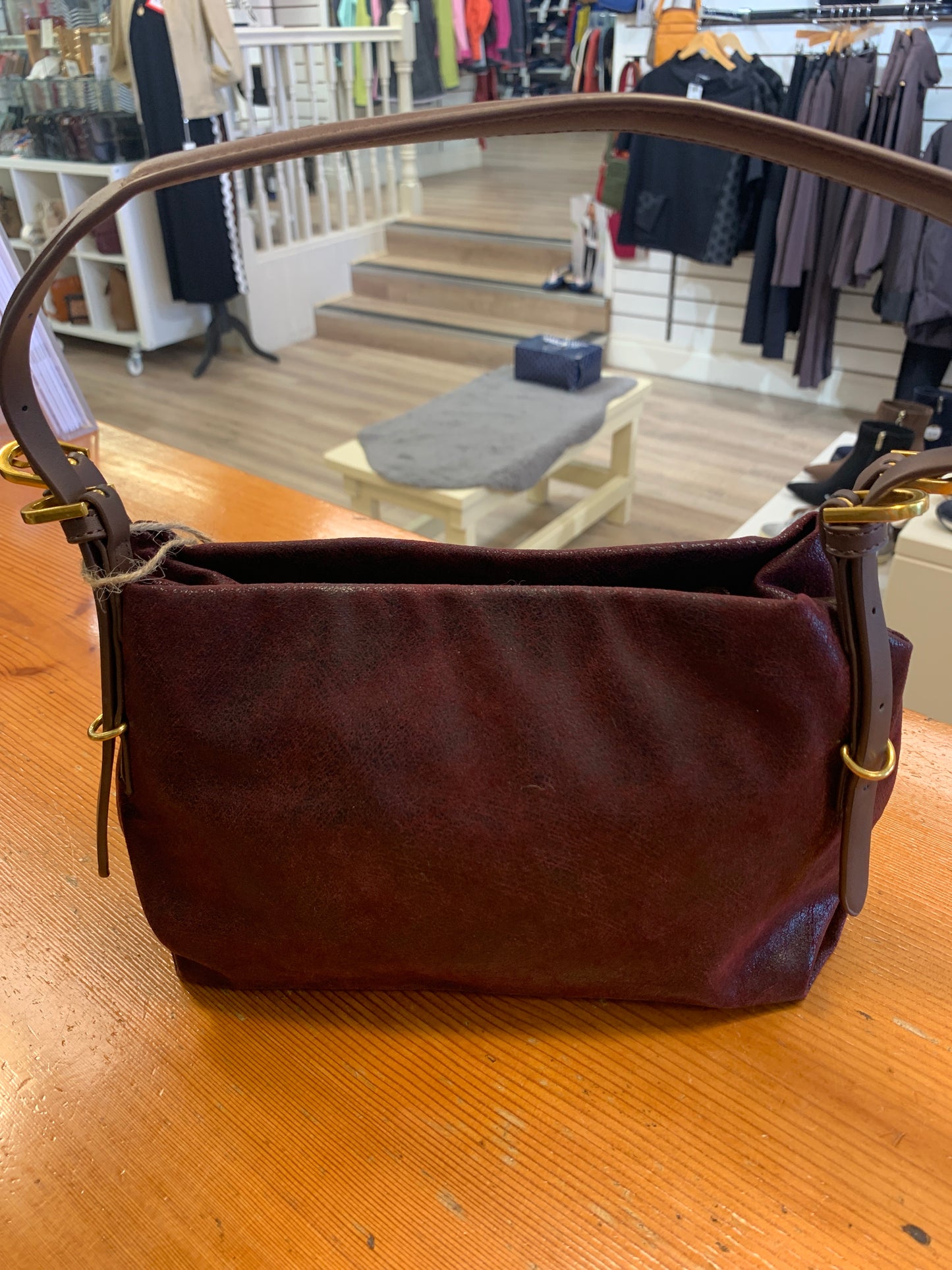 Leather Effect Crossbody Bag