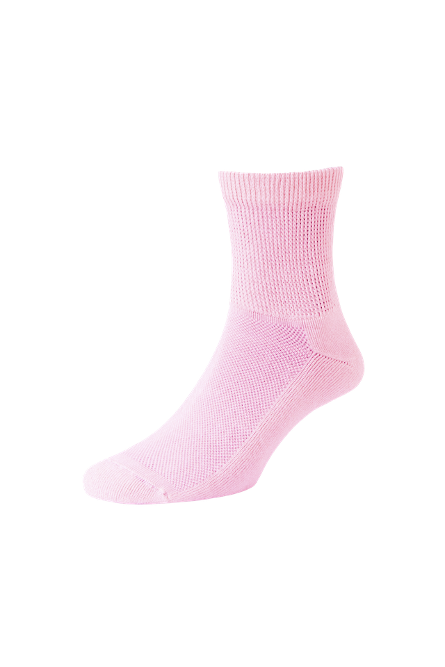 HJ HallTemperature Comfort Coolmax® Bamboo Socks HJ 1360 Pink