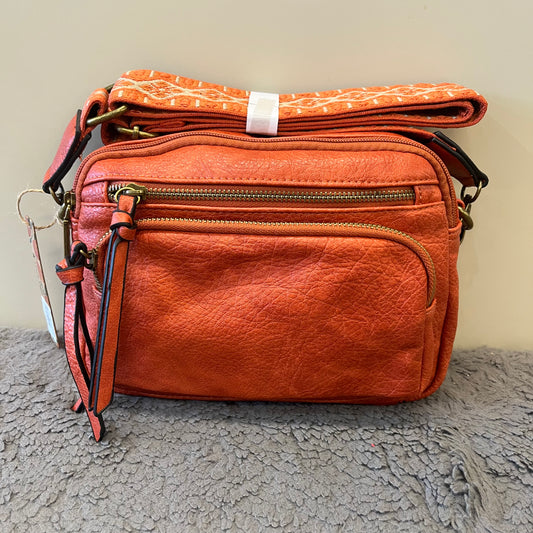 Double Zip 2 Strap Bag
