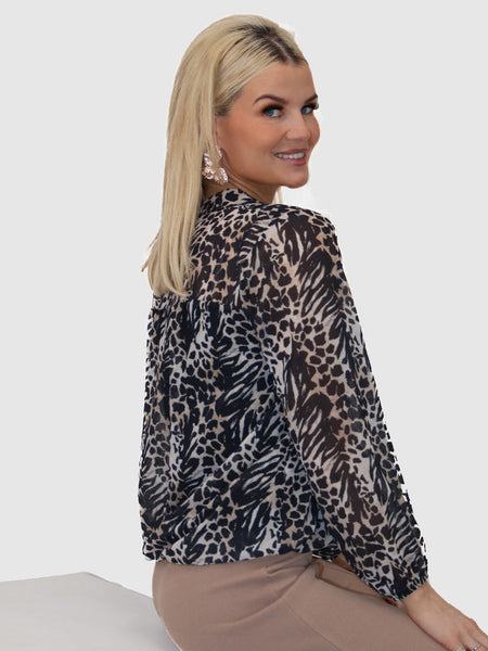 Kate & Pippa Bella band top Black