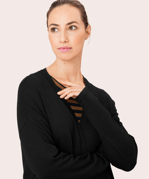 Masai Lon Cardigan-Black