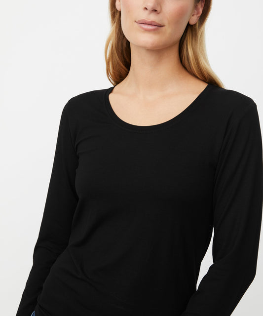 Masai Creama Jersey Top Black