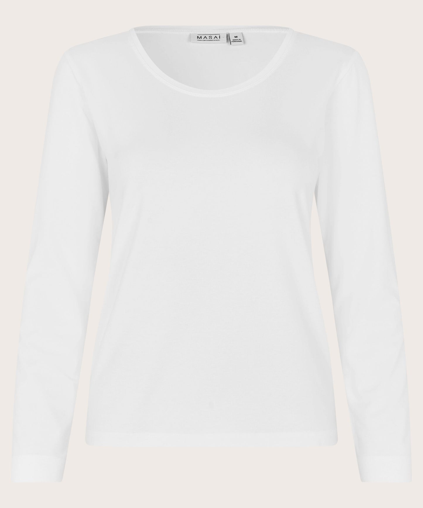 Masai Creama Jersey Top White