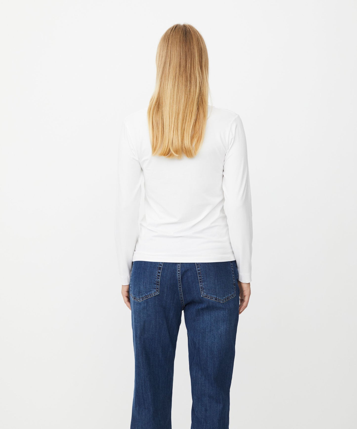 Masai Creama Jersey Top White