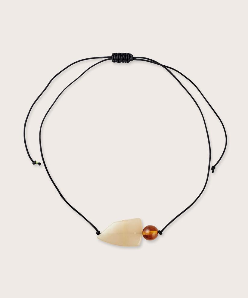 Masai Roaiomi Necklace Tobacco Brown