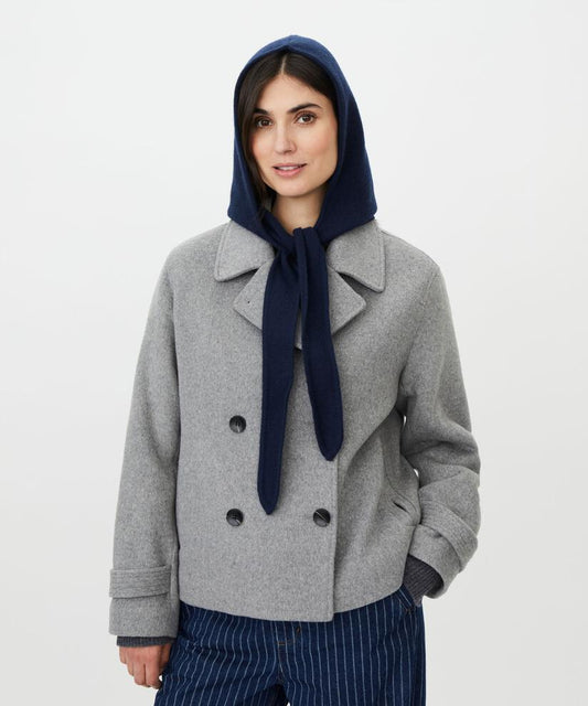 Masai Rhen Hooded Scarf Dress Blue