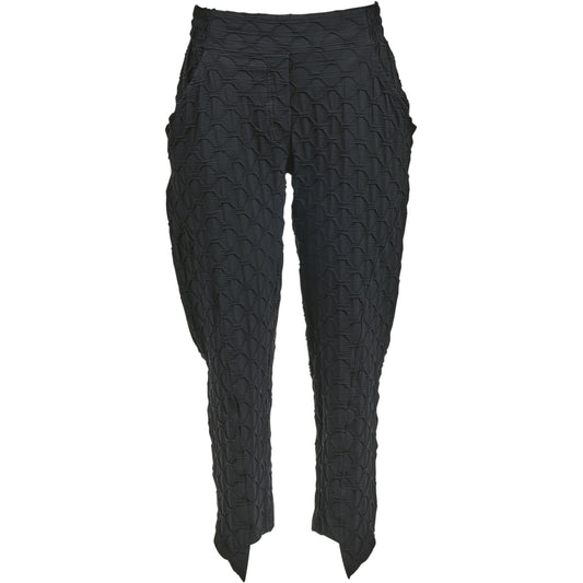 My Soul Bubble Crop Trousers Black