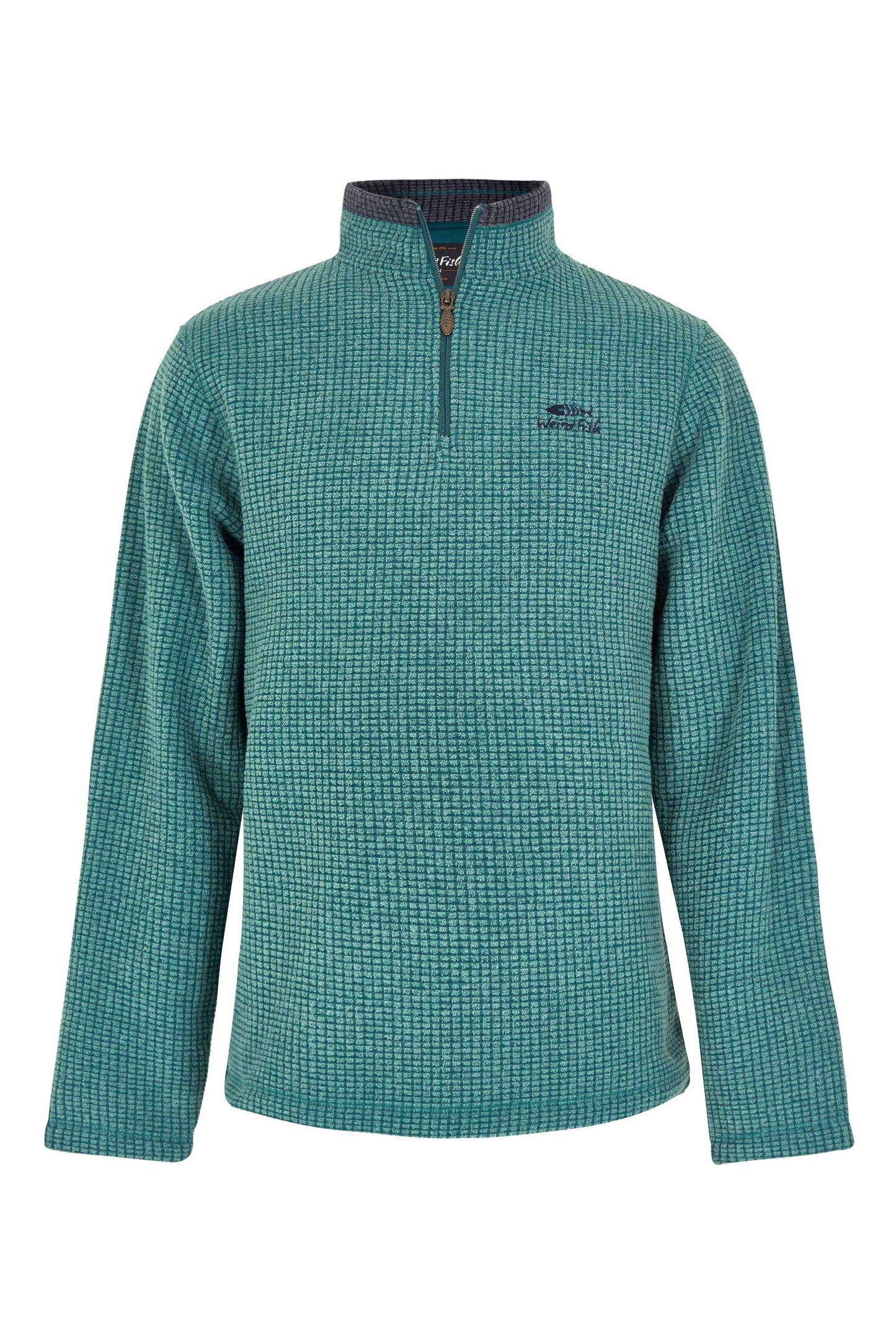 Weird Fish Newark Fleece - Leaf