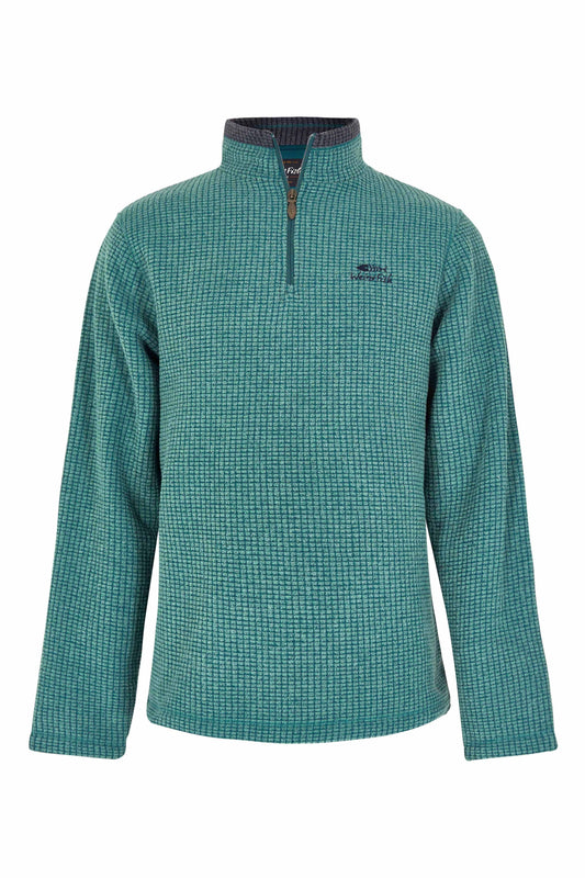 Weird Fish Newark Fleece - Leaf