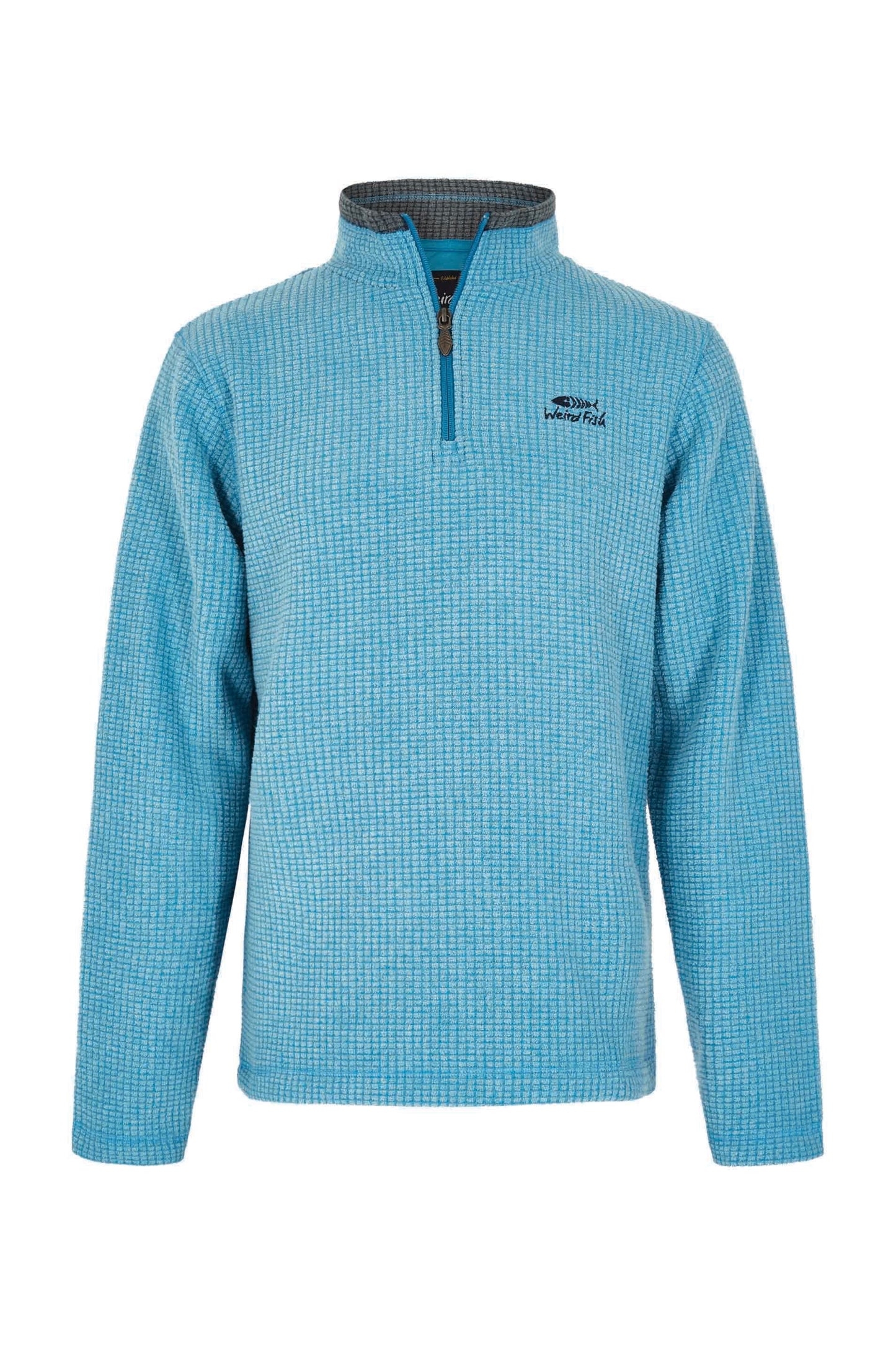 Weird Fish Newark Fleece - Sky Blue