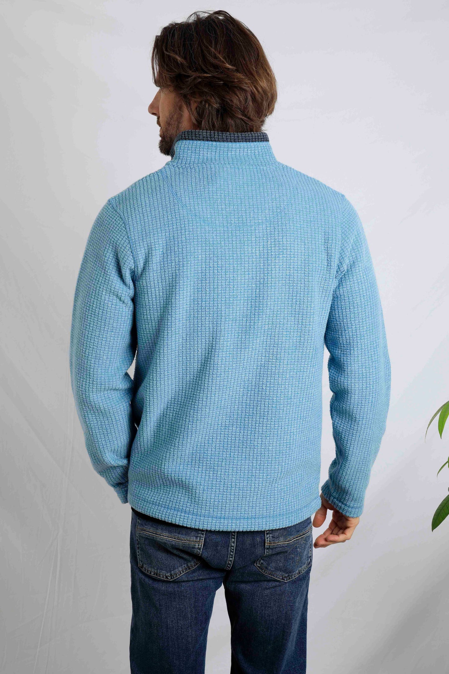 Weird Fish Newark Fleece - Sky Blue
