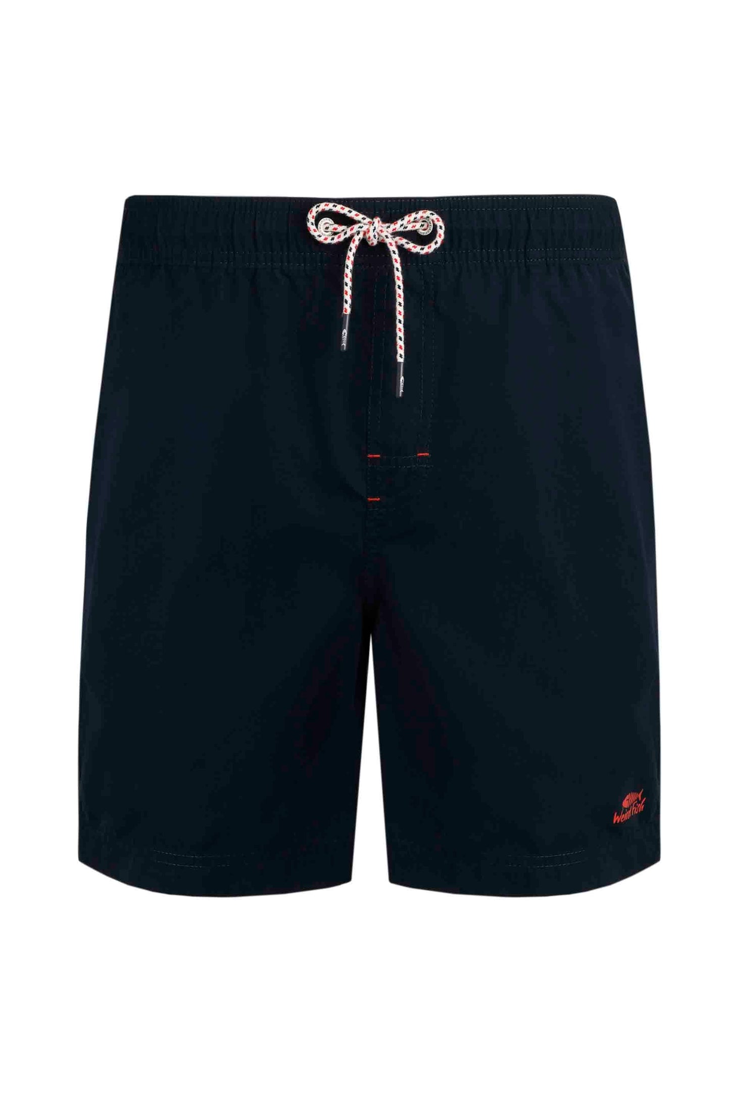 Weird Fish Banning Swim Shorts- Navy
