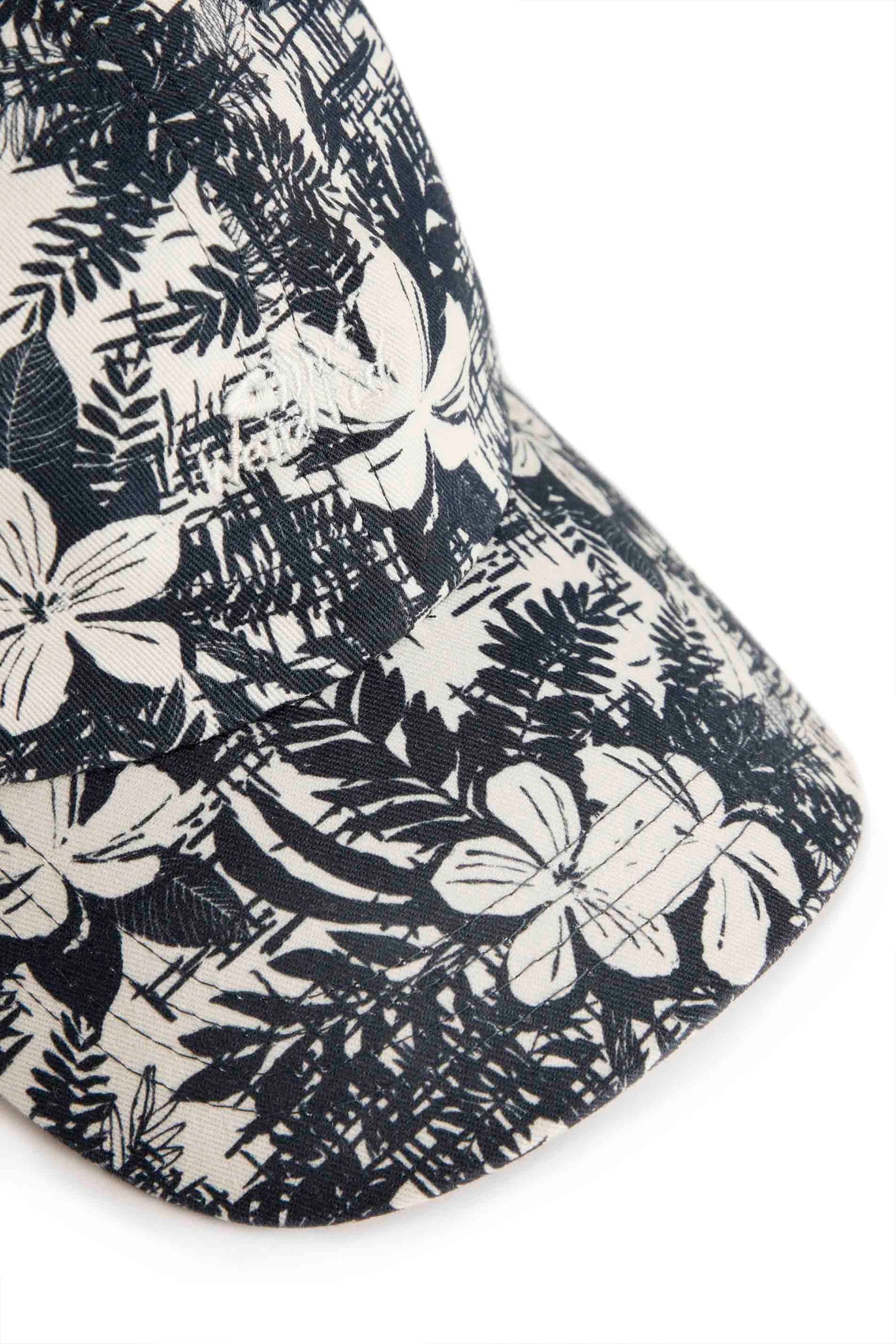 Weird Fish Rigg Printed Cap- Dark Denim