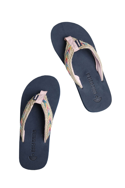 Weir Fish Adila Braided Flip Flop Navy