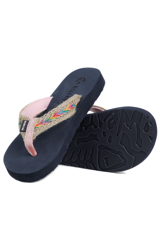 Weir Fish Adila Braided Flip Flop Navy