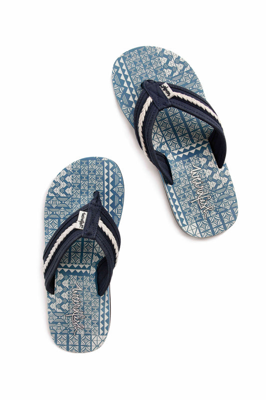 Weird Fish Salcombe Flip Flops -China Blue