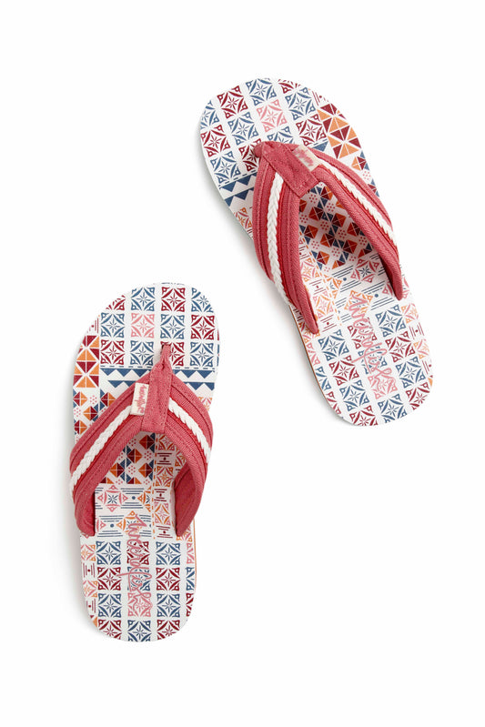 Weird Fish Salcombe Flip Flops -Light Cream