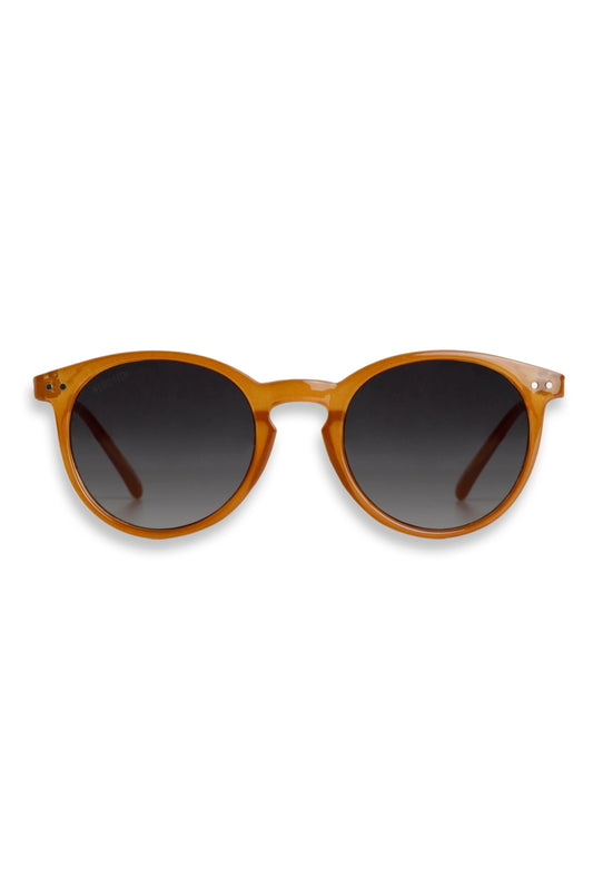 Williams Round Sunglasses Mustard