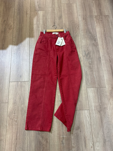 Indi & Cold Rustic Twill Trouser-Ketchup