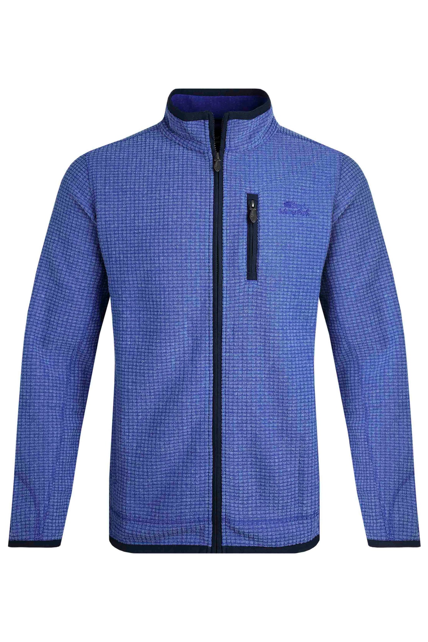 Weird Fish Rossten Fleece Full Zip-Blu