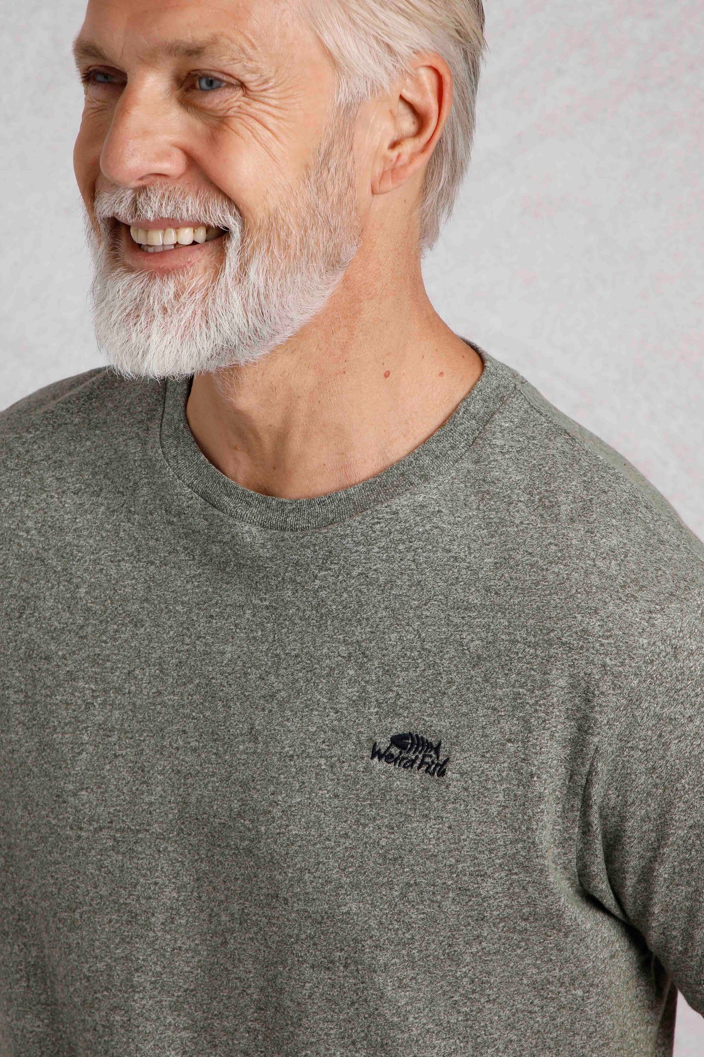 Weird Fish Fished T-Shirt- Olive