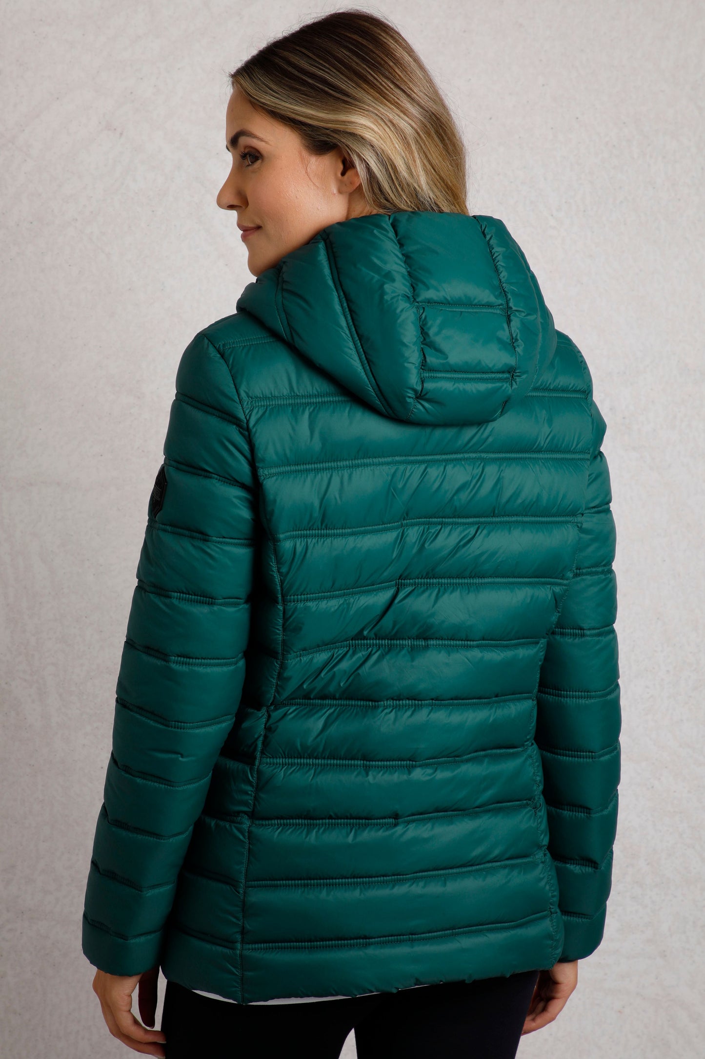 Weird Fish Eshka Lightweight Padded Jacket Cedar Green