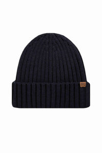 Weird Fish Monreith Beanie Hat Midnight