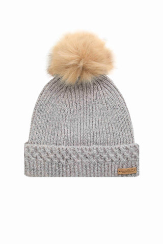 Weird Fish Tongass Bobble Hat- Pearl