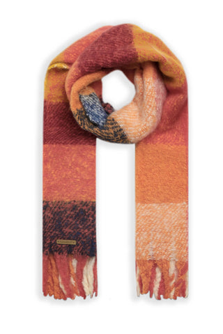 Weird Fish Austell Cosy Scarf- Paprika