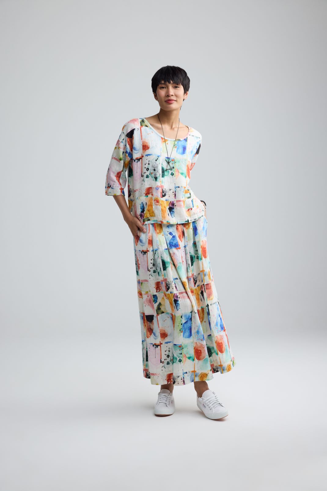 Luukaa Elowen Linen Top