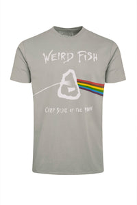 Weird Fish Carp Side Artist T-Shirt- Limestone