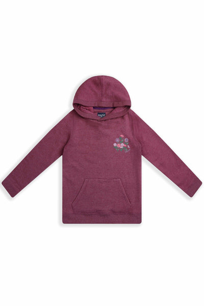 Weird Fish Kids Amber Girls Graphic Hoodie Boysenberry