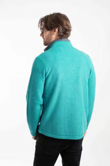 Weird Fish Shires Full Zip Grid Fleece Virdis
