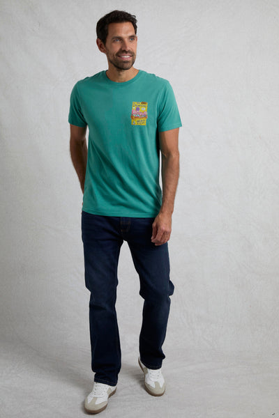 Weird Fish Shrimpsons Artist T-Shirt- Viridis