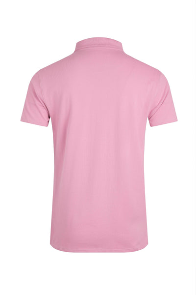 Miles Pique Polo Shirt - Pink