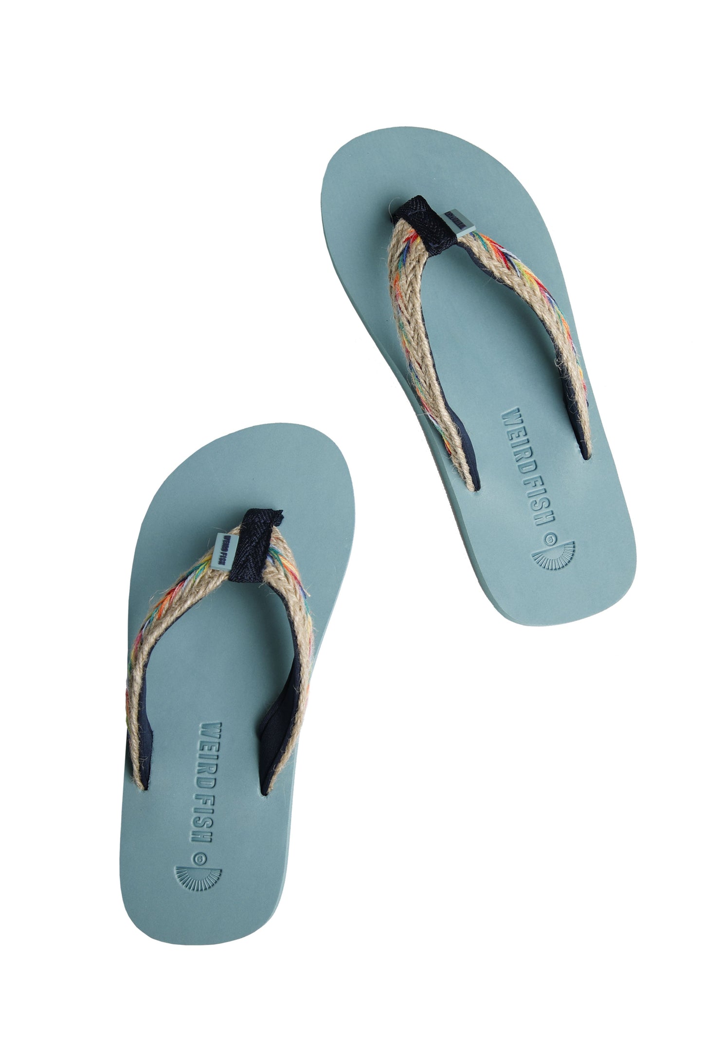 Weir Fish Adila Braided Flip Flop Mineral Blue