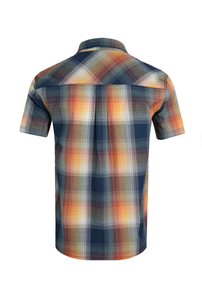Weird Fish Judd Short Sleeve Check Shirt White