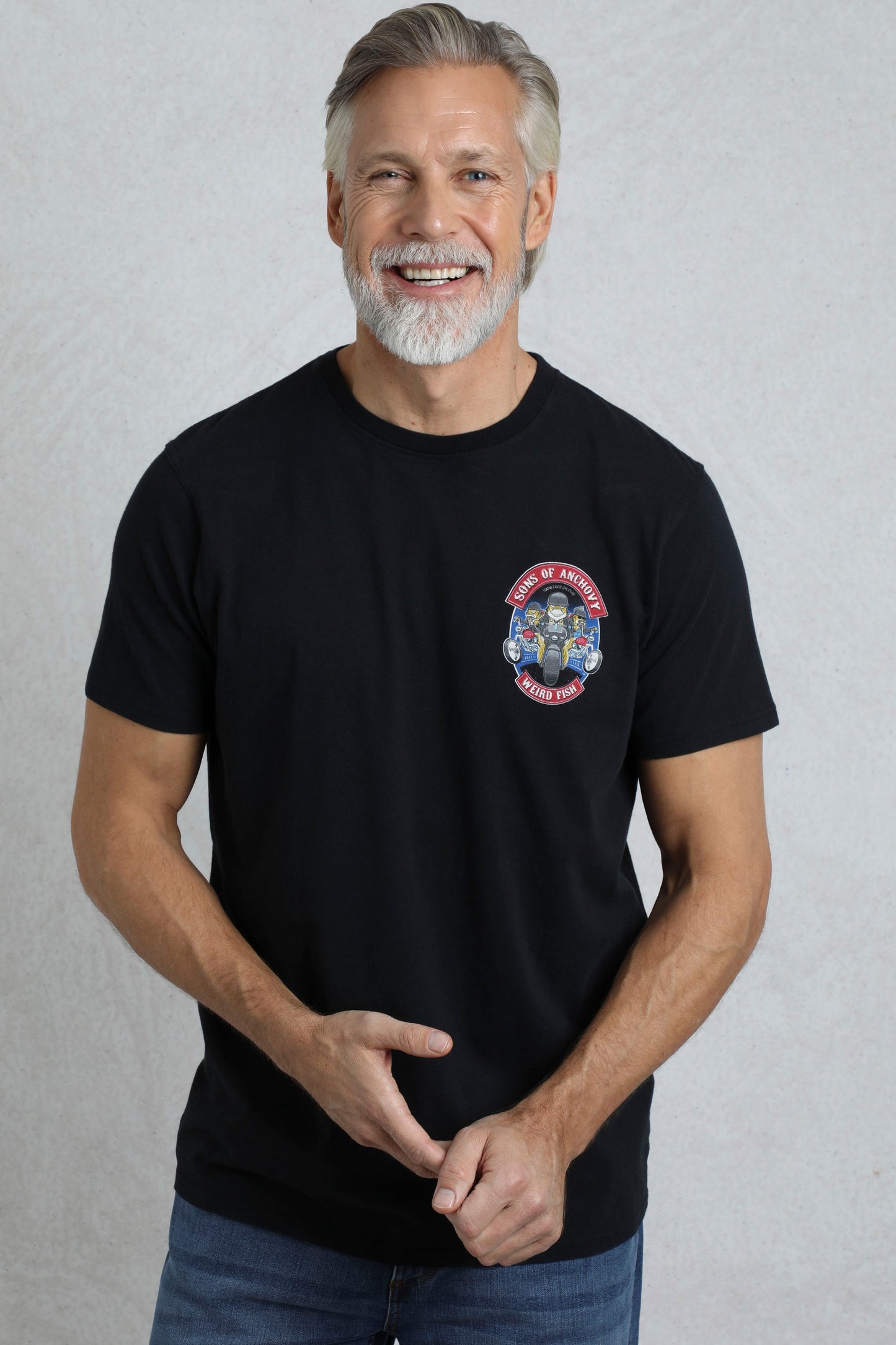 Weird Fish Sons Of Anchovy Artist T-Shirt- Black