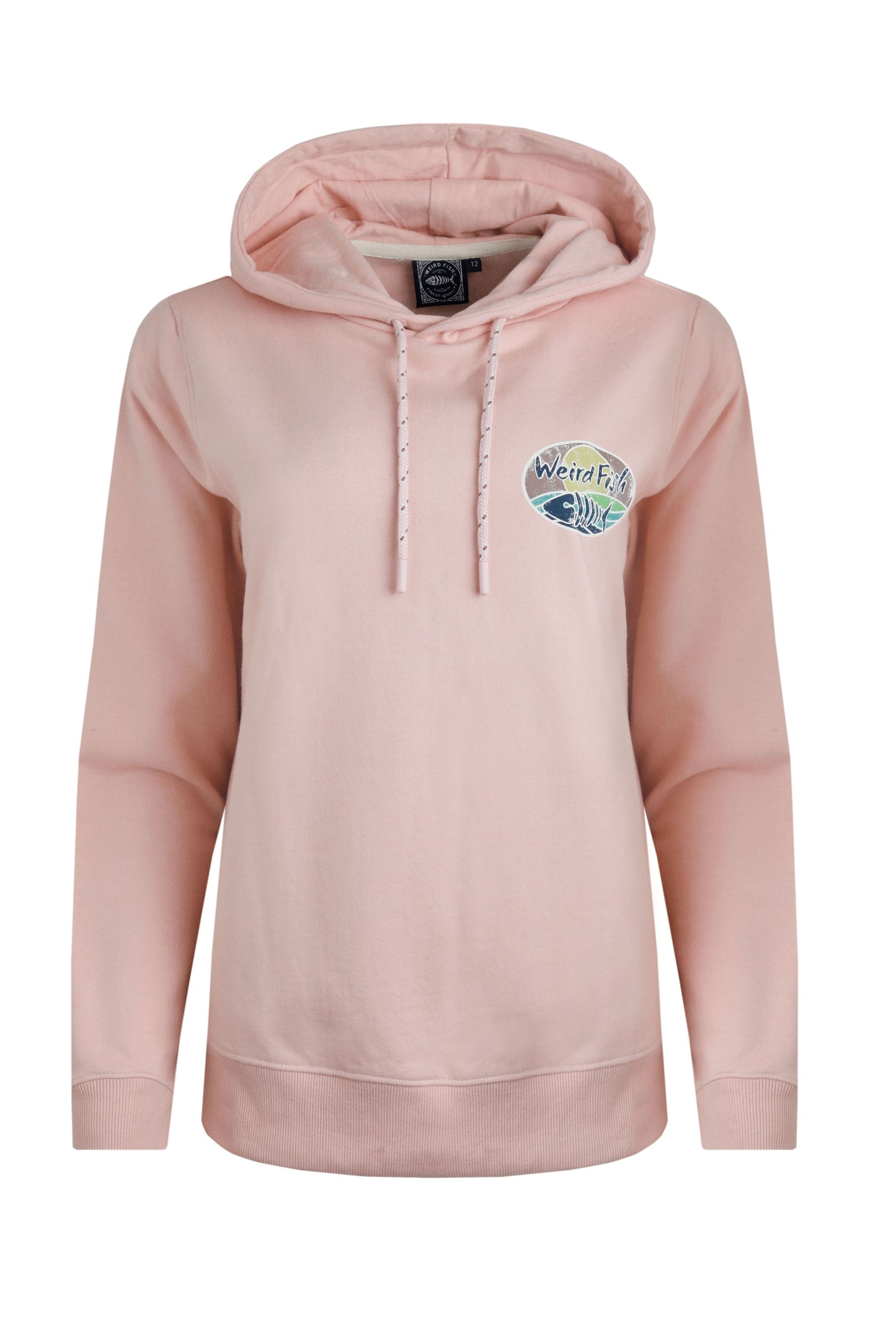 Kira Eco Graphic Pop Over Hoody Dusty Rose