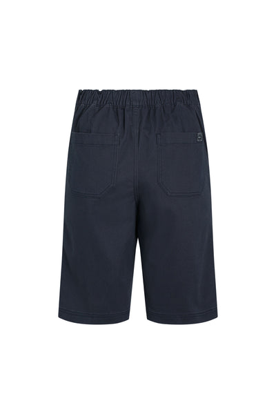 Weird Fish Kinnie Flat Front Shorts Navy