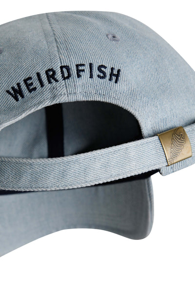 Weird Fish Falmouth Denim Twill Cap Denim