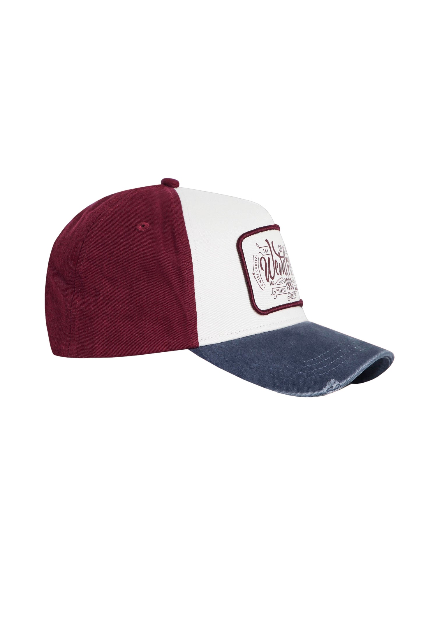 Weird Fish Haywood Vintage Trucker Cap Navy