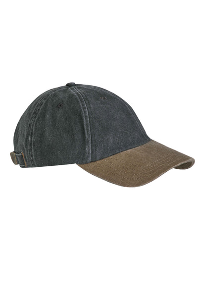 Weird Fish Westbury Colour Block Twill Cap Dark Grey
