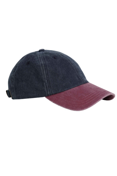 Weird Fish Westbury Colour Block Twill Cap Navy