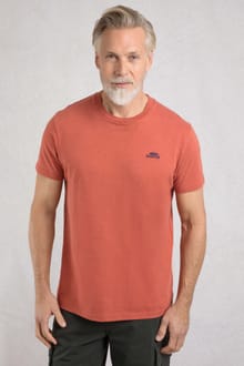 Weird Fish Organic Fished T-Shirt- Baked Clay