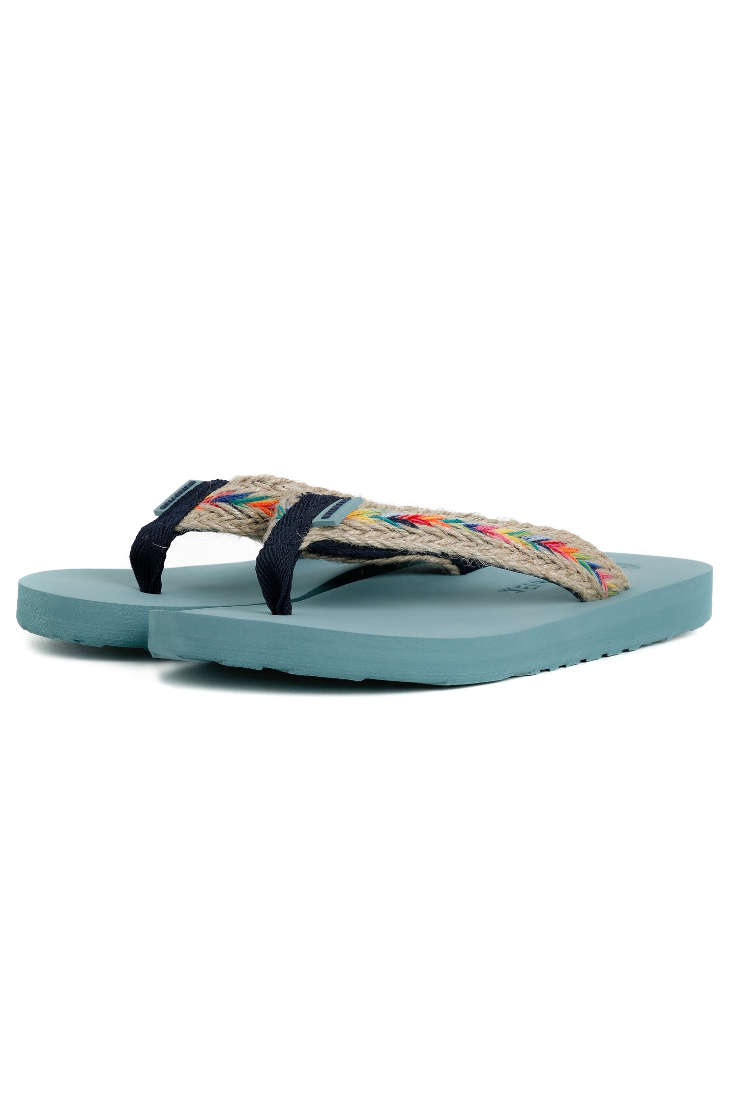 Weir Fish Adila Braided Flip Flop Mineral Blue