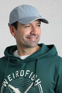 Weird Fish Falmouth Denim Twill Cap Denim