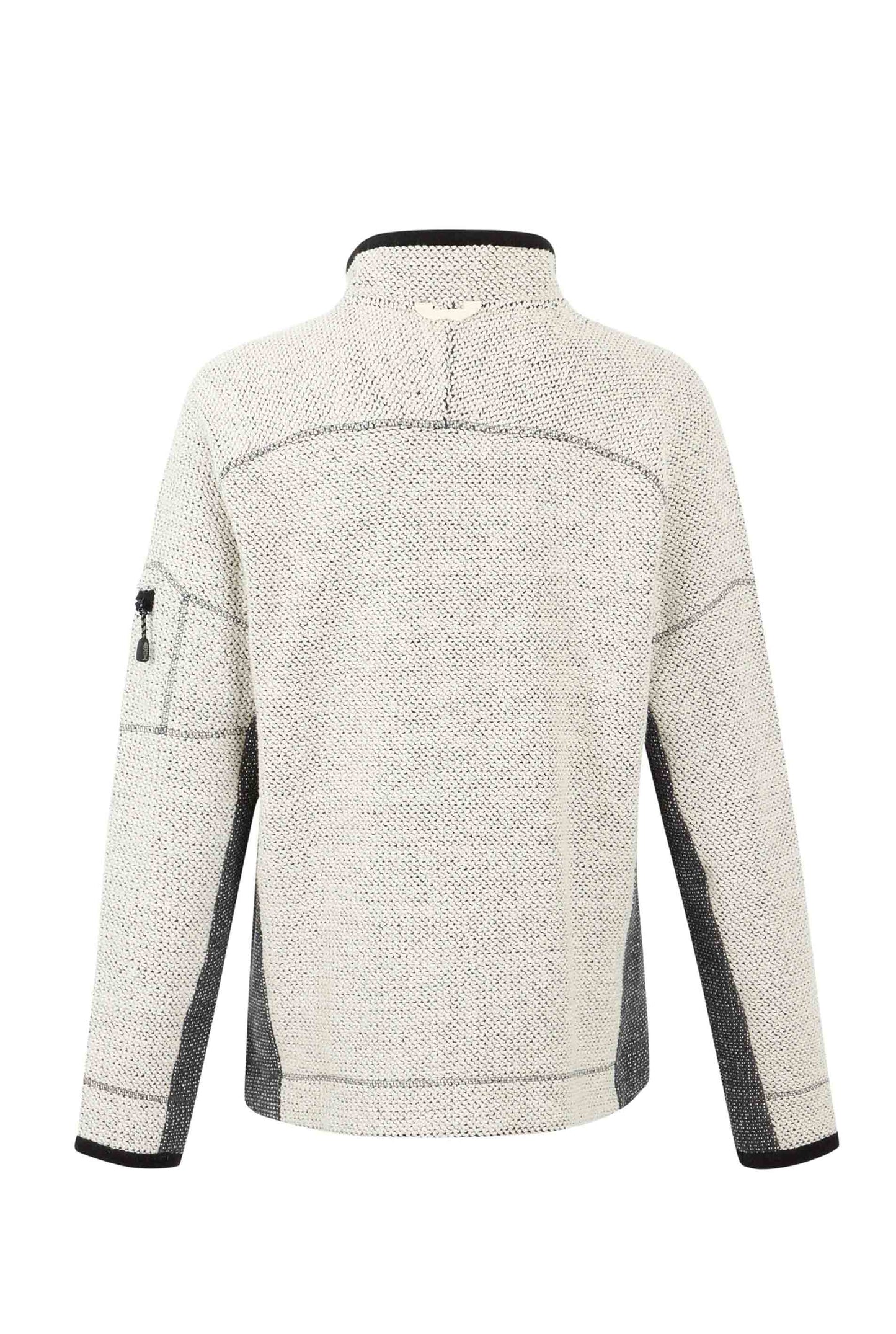 Weird Fish Caddis 1/4 Zip Eco Macaroni Ecru