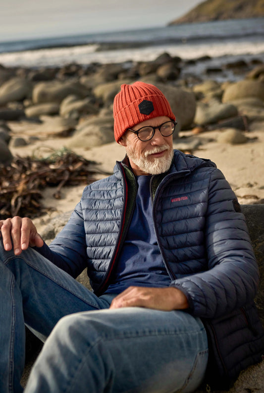 Weird Fish Flete Jacket- Navy