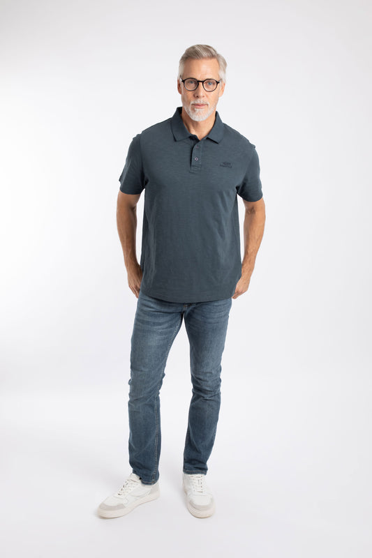 Weird Fish Indy Polo Shirt Navy